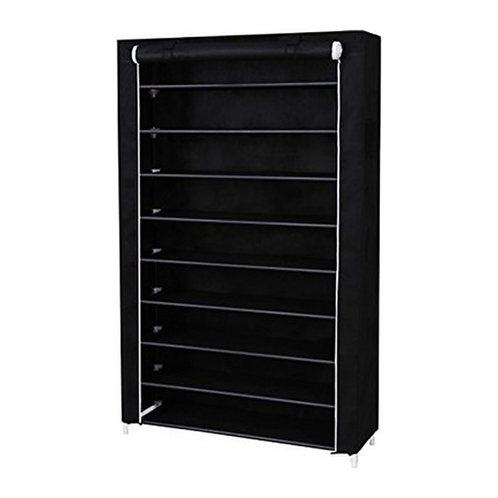SONGMICS Schuhregal schwarz 100,0 x 28,0 x 162,0 cm, 1 St.