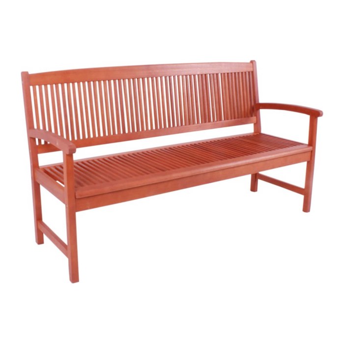 Garden Pleasure Gartenbank Stockholm 985033 braun Holz 157,0 cm