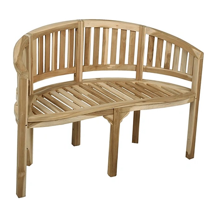 Garden Pleasure Gartenbank AMBON 940257 braun Holz 120,0 cm