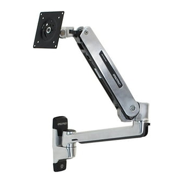 ergotron Monitor-Halterung LX Steh-Sitz-Wand-LCD-Arm 45-353-026 silber für 1 Monitor, Wandhalterung