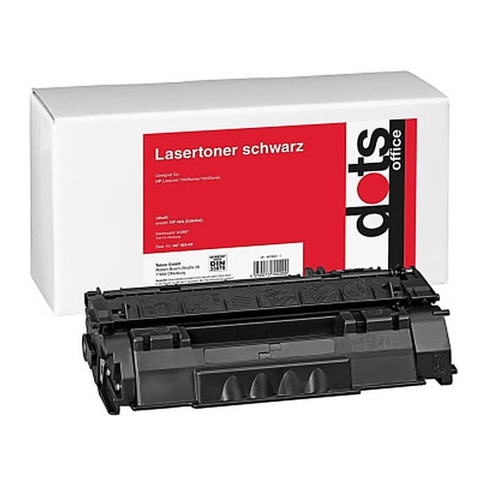 dots schwarz Toner kompatibel zu HP 49A; Canon 708(Q5949A; 0266B002)