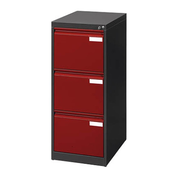 CP C 2000 Acurado Hängeregistraturschrank rubinrot, anthrazit 3 Schubladen 43,3 x 59,0 x 104,5 cm, 1 St.