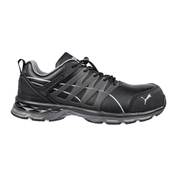PUMA® Herren S3 Sicherheitsschuhe "VELOCITY 2.0 BLACK" MOTION PROTECT schwarz Größe 47, 1 Paar