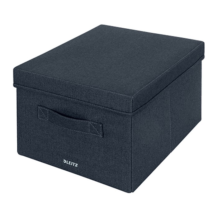 LEITZ Aufbewahrungsboxen grau 28,5 x 38,0 x 20,3 cm, 2 St.
