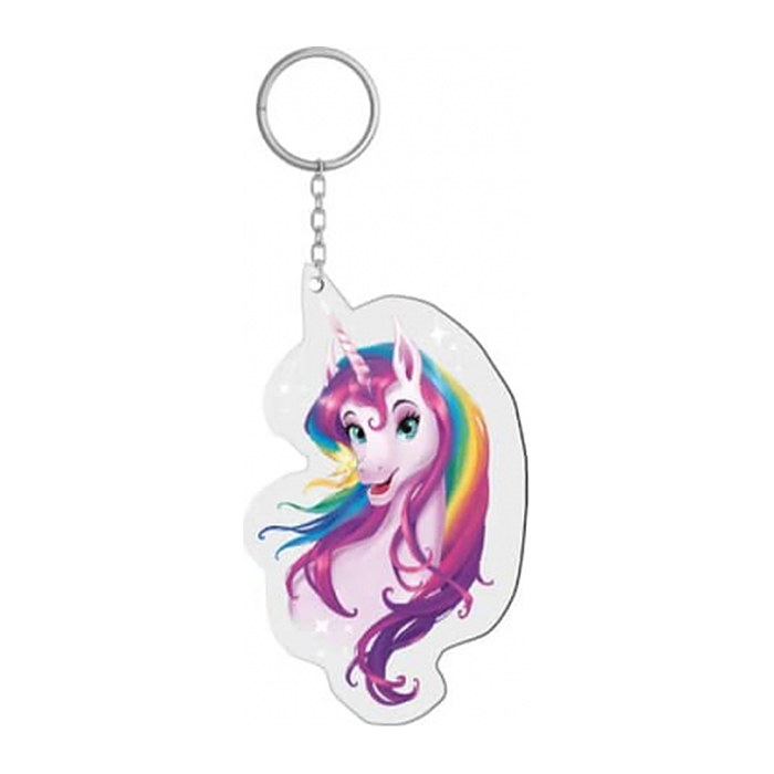 ROTH Reflektor-Anhänger Einhornportrait rosa