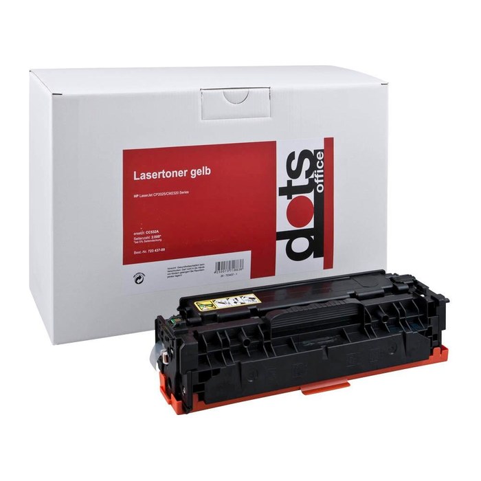 dots gelb Toner kompatibel zu HP 304A (CC532A)