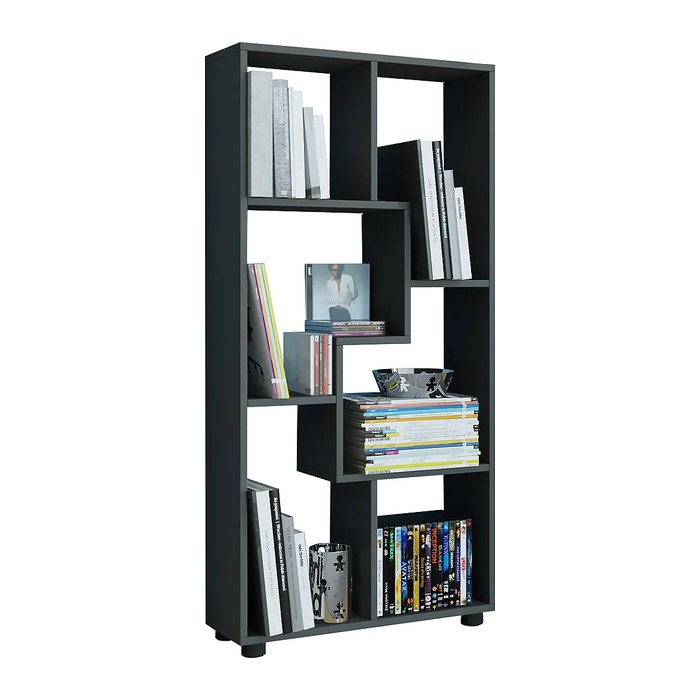 VCM my home Bücherregal Blina schwarz 60,0 x 20,0 x 119,0 cm, 1 St.