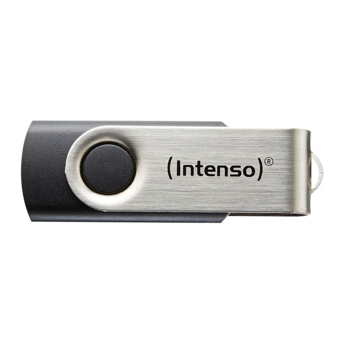 Intenso USB-Stick Basic Line schwarz, silber 8 GB, 1 St.