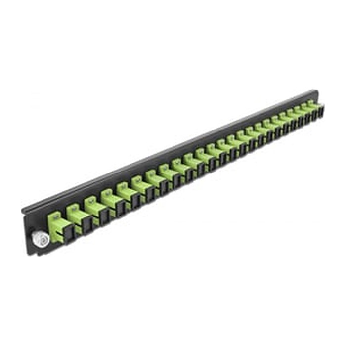 DELOCK 19 LWL Spleißbox 24 Port SC Simplex lindgrün
