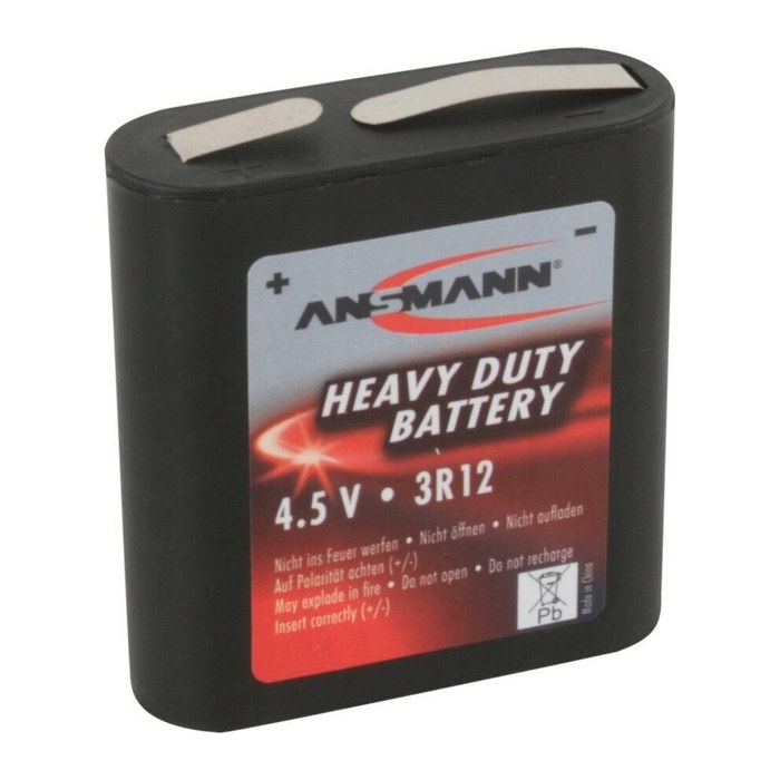 ANSMANN Batterie 3R12 Zink-Kohle Flachbatterie 4,5 V, 1 St.