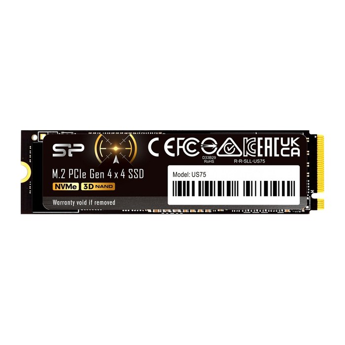 Silicon Power SSD 1TB M.2 PCIe Gen 4x4 US75 3D Nand