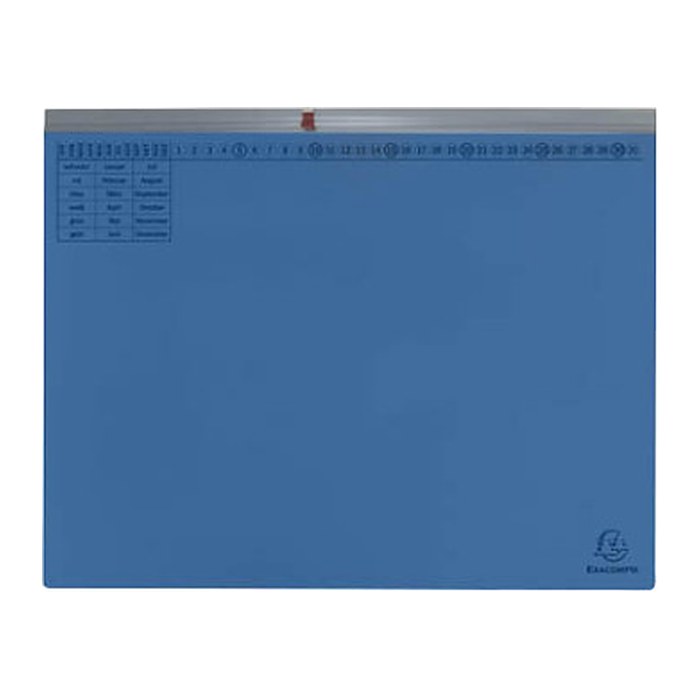 Exacompta Hängehefter Exaflex Karton blau DIN A4 1x Amtsheftung, 25 St.