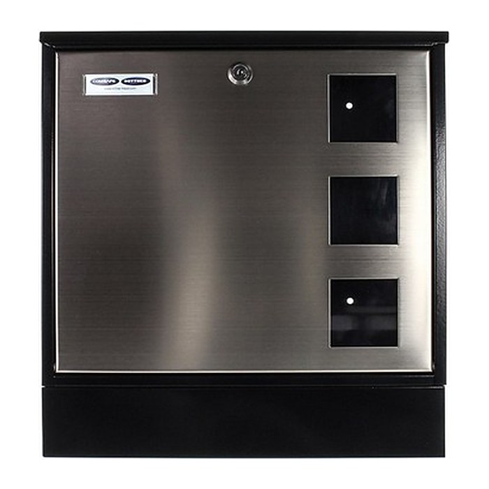 ROTTNER Briefkasten Design Mailbox T05535 schwarz