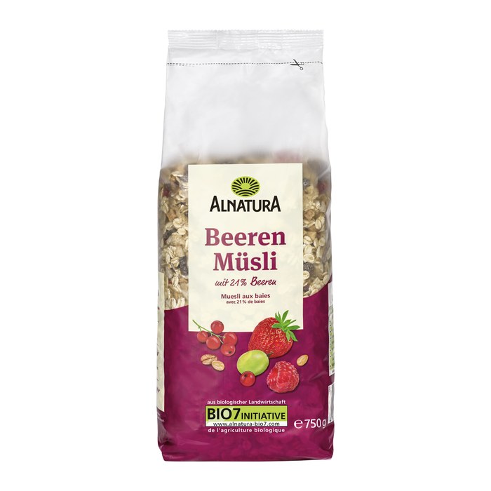 ALNATURA Bio Beeren Müsli 750,0 g, 1 St.
