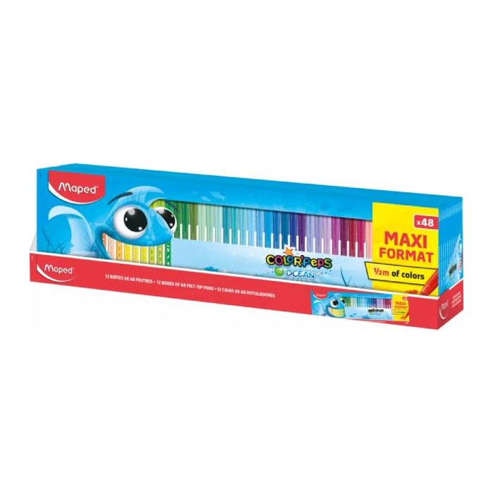 maped Ocean Life Filzstifte farbsortiert, 48 St.