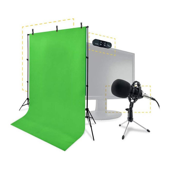 Steelplay Streaming-Pack 4 in 1 Mikrofon-Set