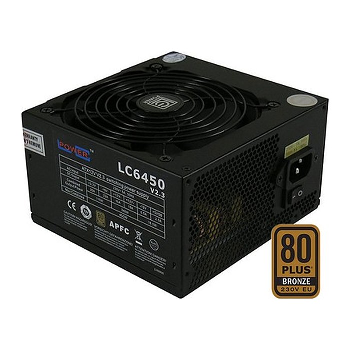 LC-Power Netzteil 450W LC6450 12cm (80+Bronze)