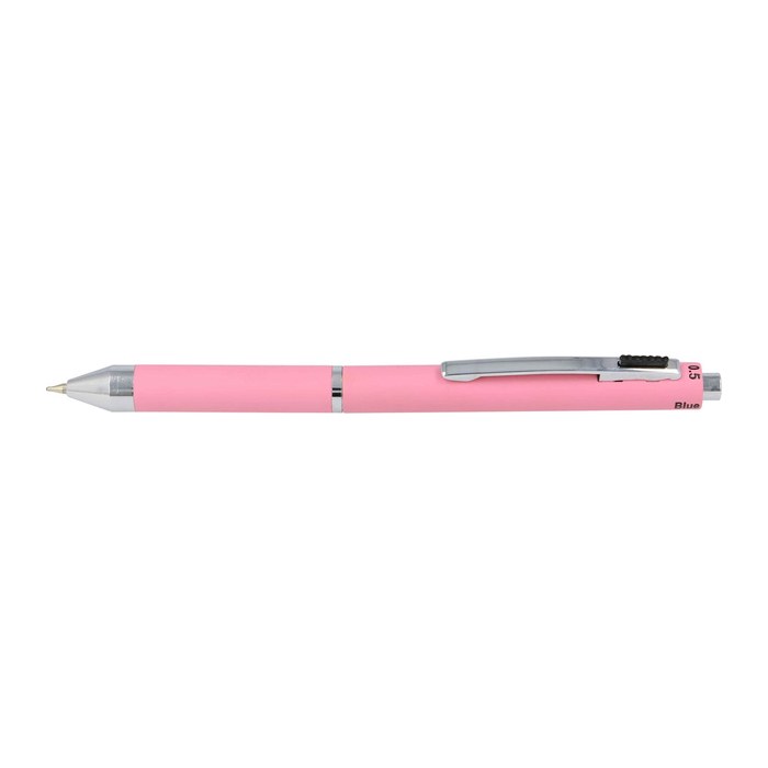 ONLINE® 4-Farben-Kugelschreiber Multipen rose, Schreibfarbe: rot, blau, schwarz, grau, 1 St.