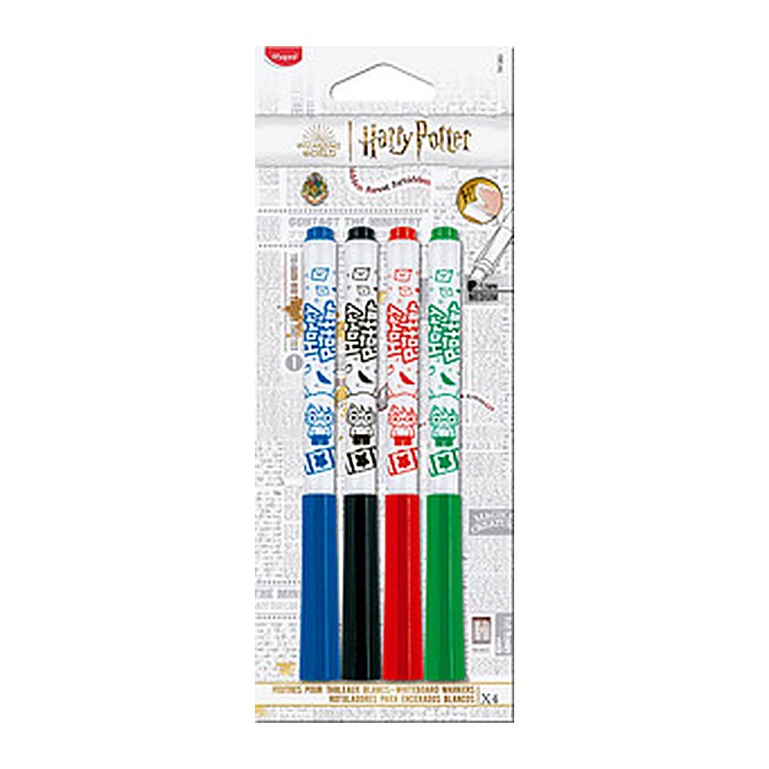 maped Harry Potter Whiteboard-Marker-Set farbsortiert 1,5 mm, 4 St.