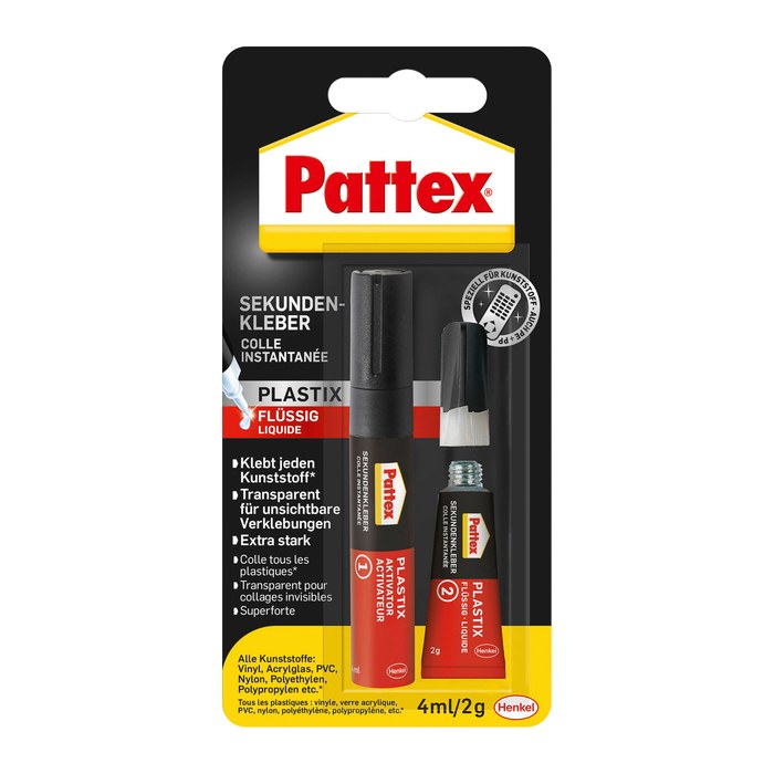 Pattex PLASTIX Sekundenkleber 2,0 g, 1 St.