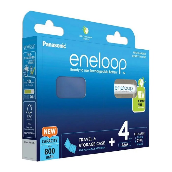 eneloop Akkus Ni-MH Micro AAA 800 mAh, 4 St.