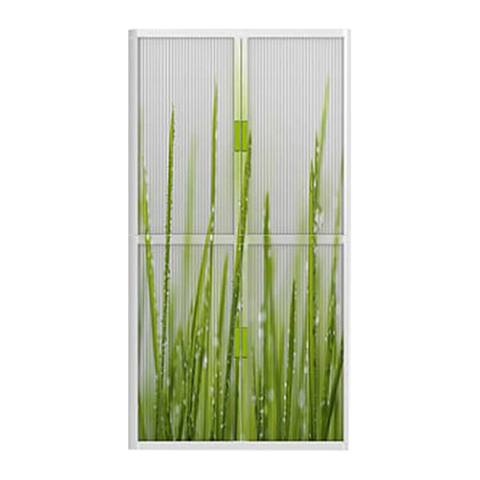 PAPERFLOW easyOffice Rollladenschrank Gras ohne Fachböden 110,0 x 41,5 x 204,0 cm