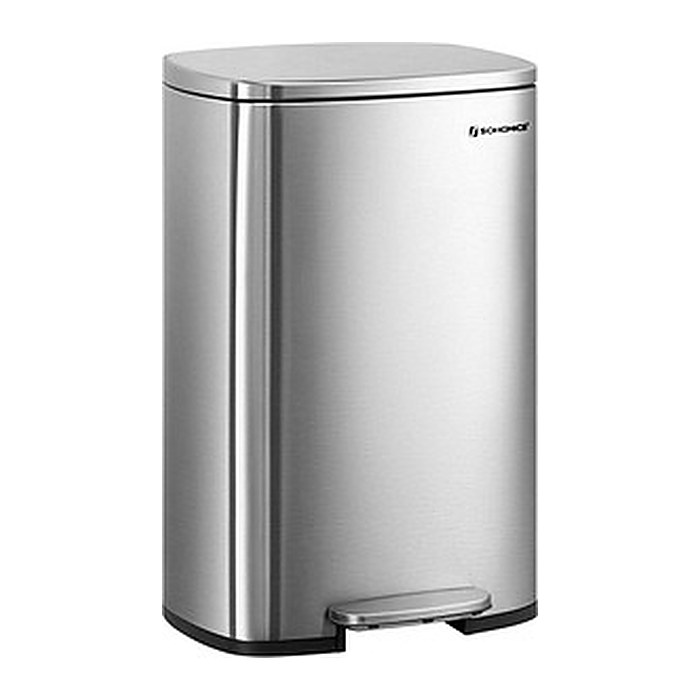 SONGMICS Mülleimer 50,0 l silber, 1 St.