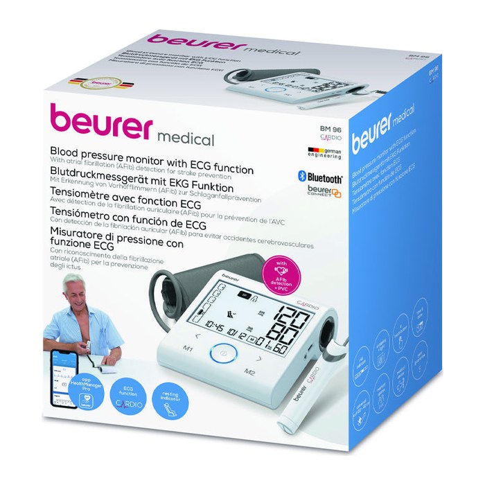 beurer BM 96 Cardio Oberarm-Blutdruckmessgerät