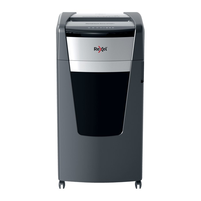 Rexel XP520+ Aktenvernichter mit Partikelschnitt P-5, 2 x 15 mm, bis 20 Blatt, grau