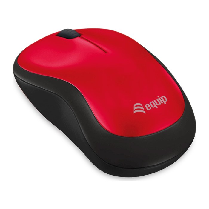 Equip Komfortmaus Wireless USB-A L+R rot