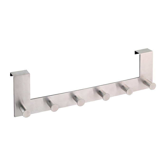 Türgarderobe mit 6 Haken silber, 1 St.