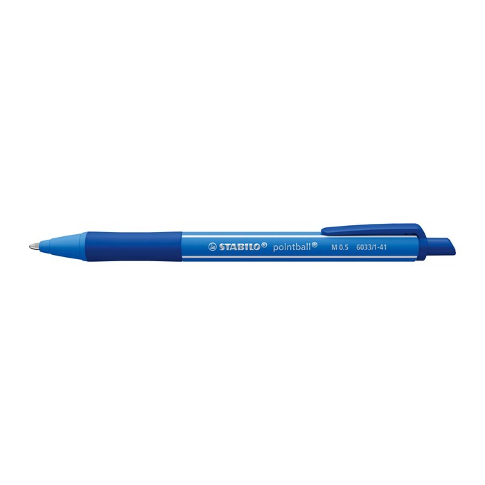 STABILO Kugelschreiber pointball ultramarinblau, Schreibfarbe: blau, 1 St.