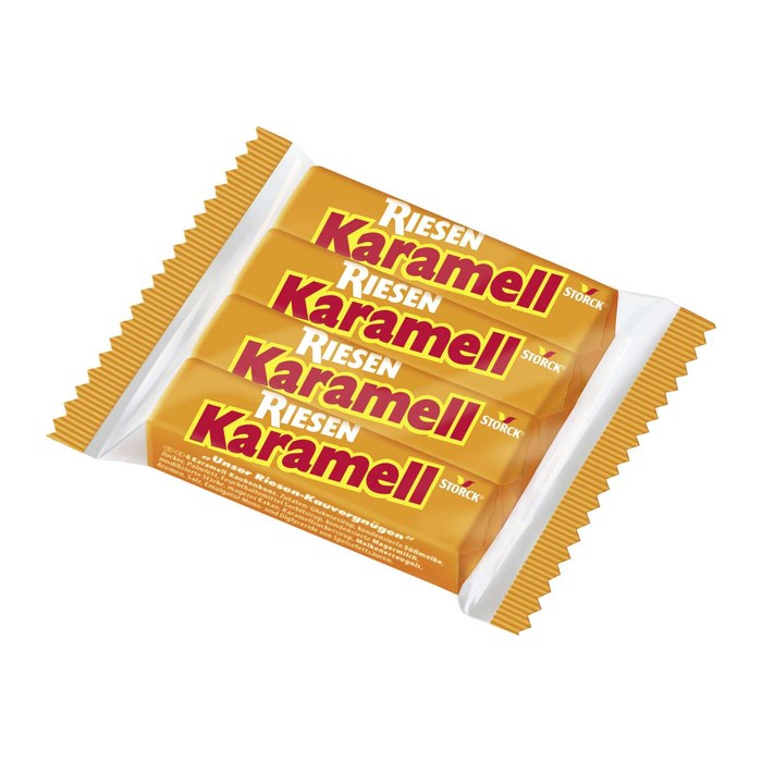 RIESEN® KARAMELL RIESEN Kaubonbons 4x 32,0 g, 4 St.