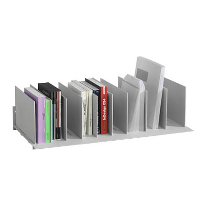 PAPERFLOW Buchstütze grau 85,8 x 32,3 x 23,3 cm, 1 St.