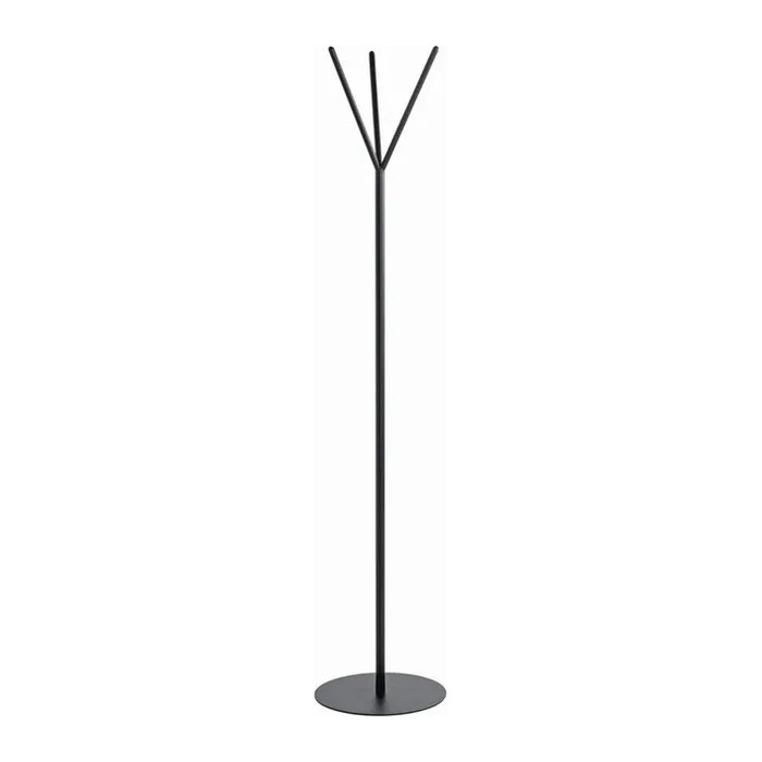 HAKU Möbel Kleiderständer 47599 schwarz Metall 3 Haken 35,0 x 173,0 cm, 1 St.