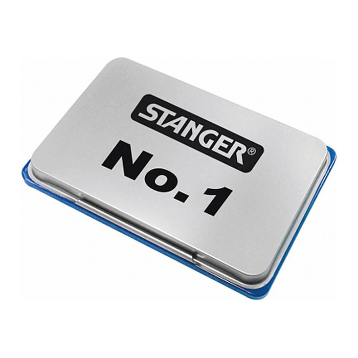STANGER Stempelkissen No 1 blau 125,0 x 80,0 mm, 1 St.