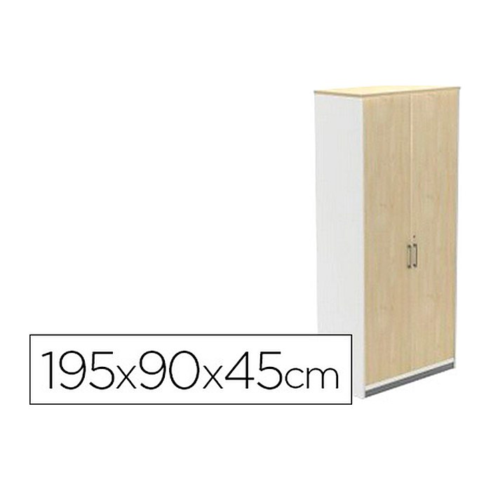 rocada Aktenschrank, 1104AW04 weiß 4 Fachböden 90,0 x 45,0 x 195,0 cm