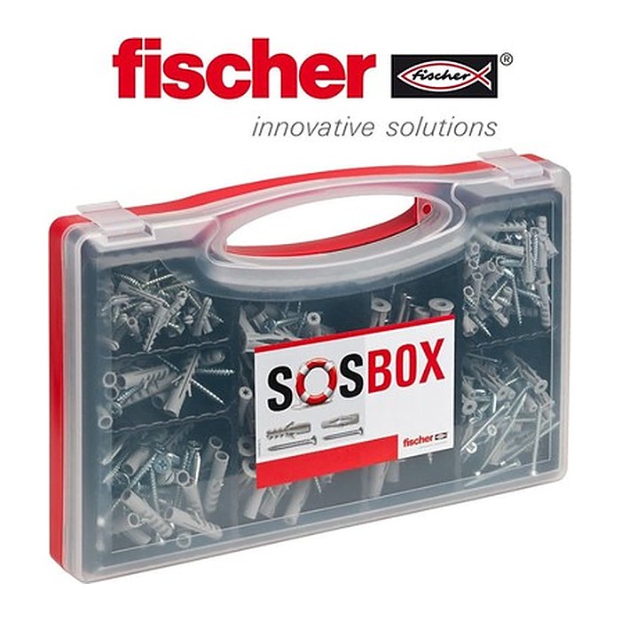 fischer SOS-Box S / FU + S 533629 Universaldübel-Sortiment, 210 St.