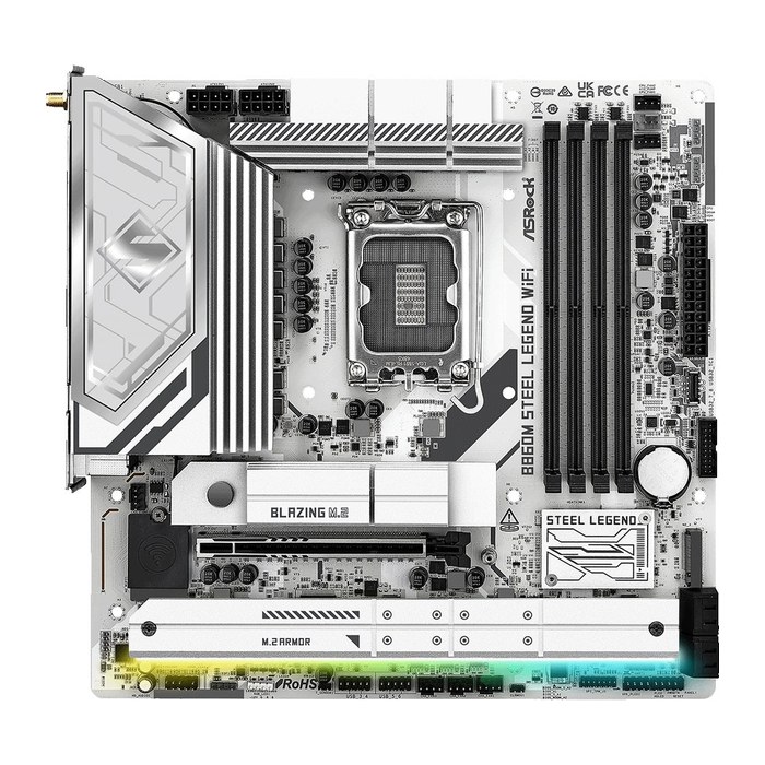 ASRock B860M Steel Legend WiFi 1851 mATX HDMI/DP DDR5