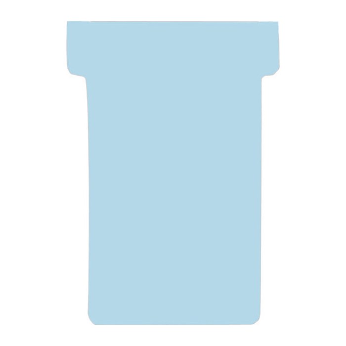 FRANKEN TK218 Größe 2 T-Steckkarten blau, 100 St.