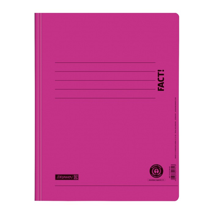 BRUNNEN Schnellhefter FACT! Karton pink DIN A4, 1 St.