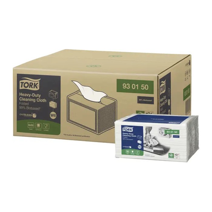 TORK trockene Reinigungstücher Premium W8 1-lagig weiß, 400 Tücher