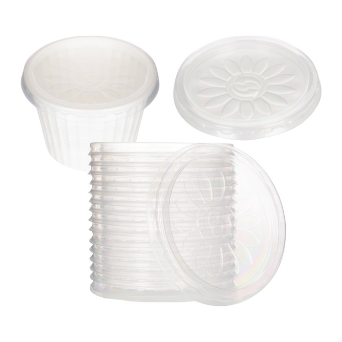PROPAC Deckel für Mehrweg-Suppenbecher transparent Ø 11,5 cm, 25 St.