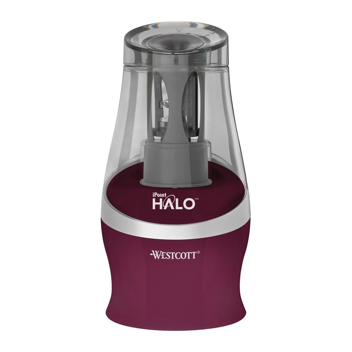 WESTCOTT elektrischer Anspitzer iPoint Halo lila