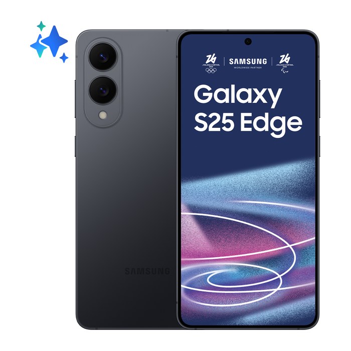Samsung Galaxy S25 Edge 256GB Black 6.72" 5G (12GB) EU Model Android