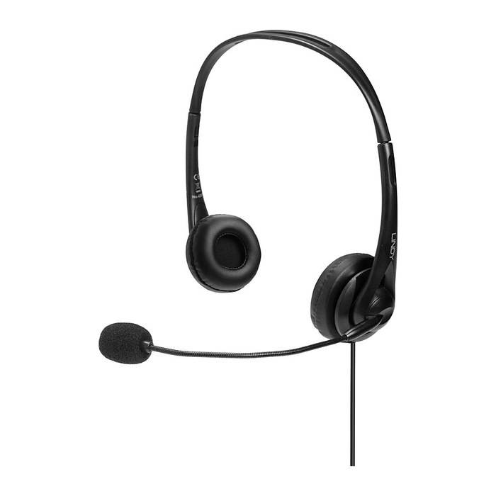 LINDY Stereo Headset USB mit Mikrofon