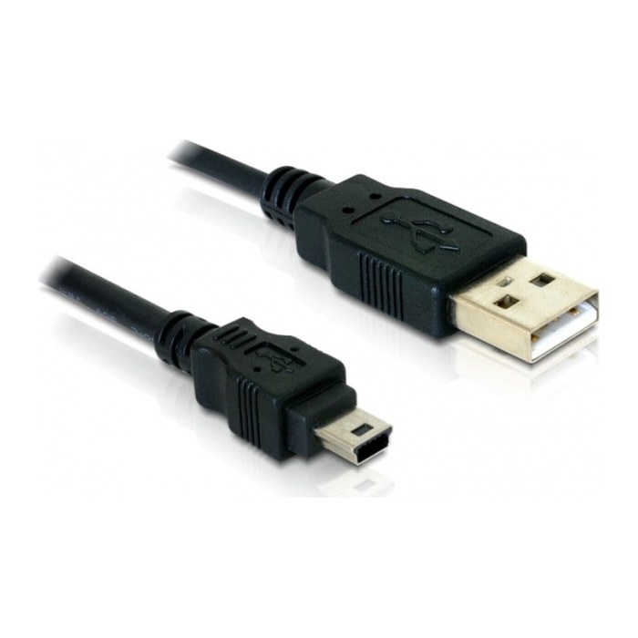 DeLOCK USB 2.0 A/Mini USB 2.0 B Kabel 1,8 m schwarz