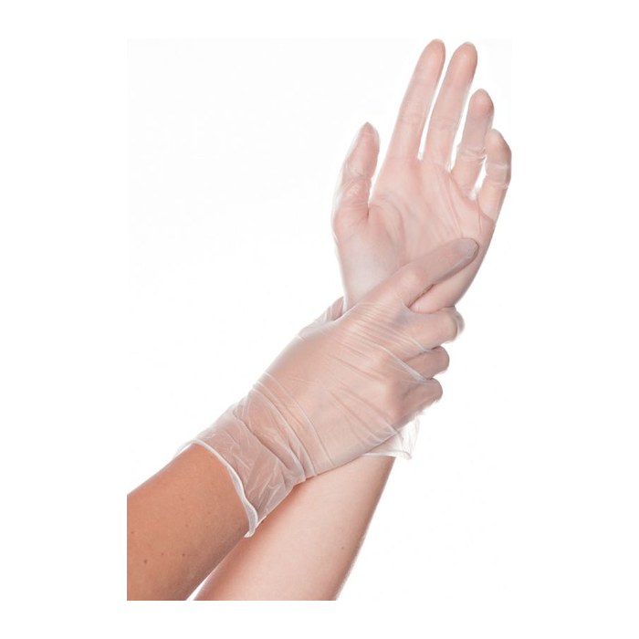 HYGOSTAR unisex Einmalhandschuhe CLASSIC transparent Größe XL, 100 St.