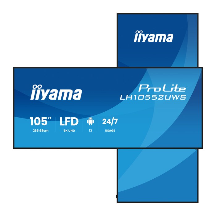 IIYAMA 265,9cm(105") LH10552UWS-B1AG 21:9 HDMI+DP+USB-C IPS (Speditionsversand)