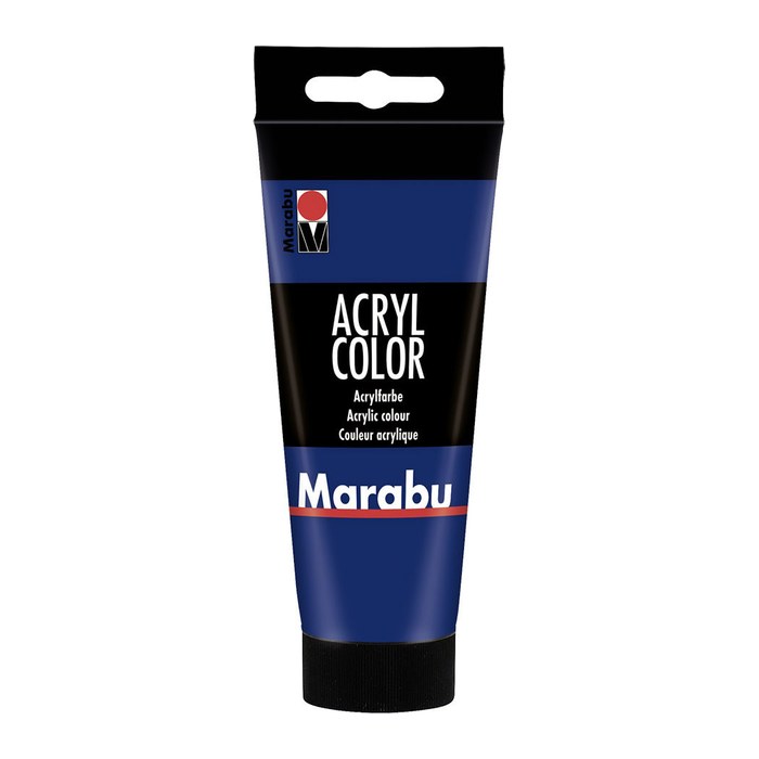Marabu Acrylfarbe dunkelblau 100 ml, 1 St.